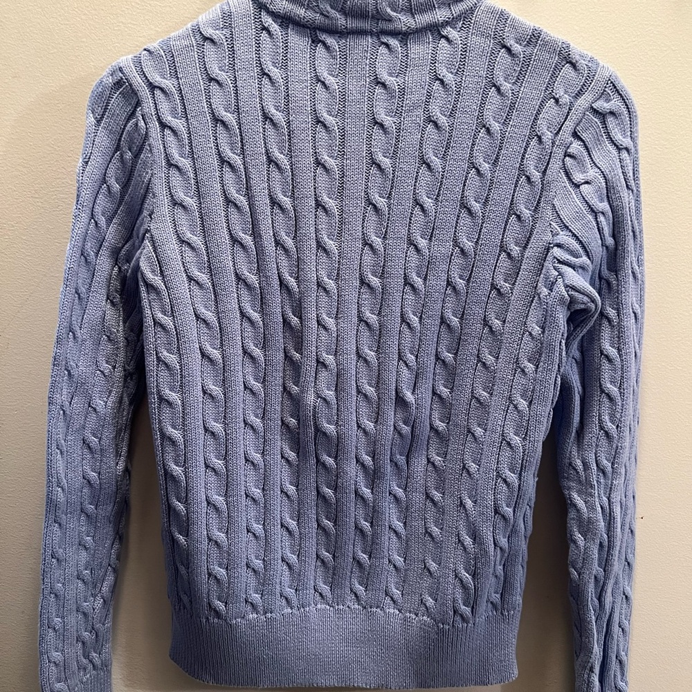 NWOT Ralph Lauren Sport Cable Knit Zip-Up Sweater - Picture 3 of 7